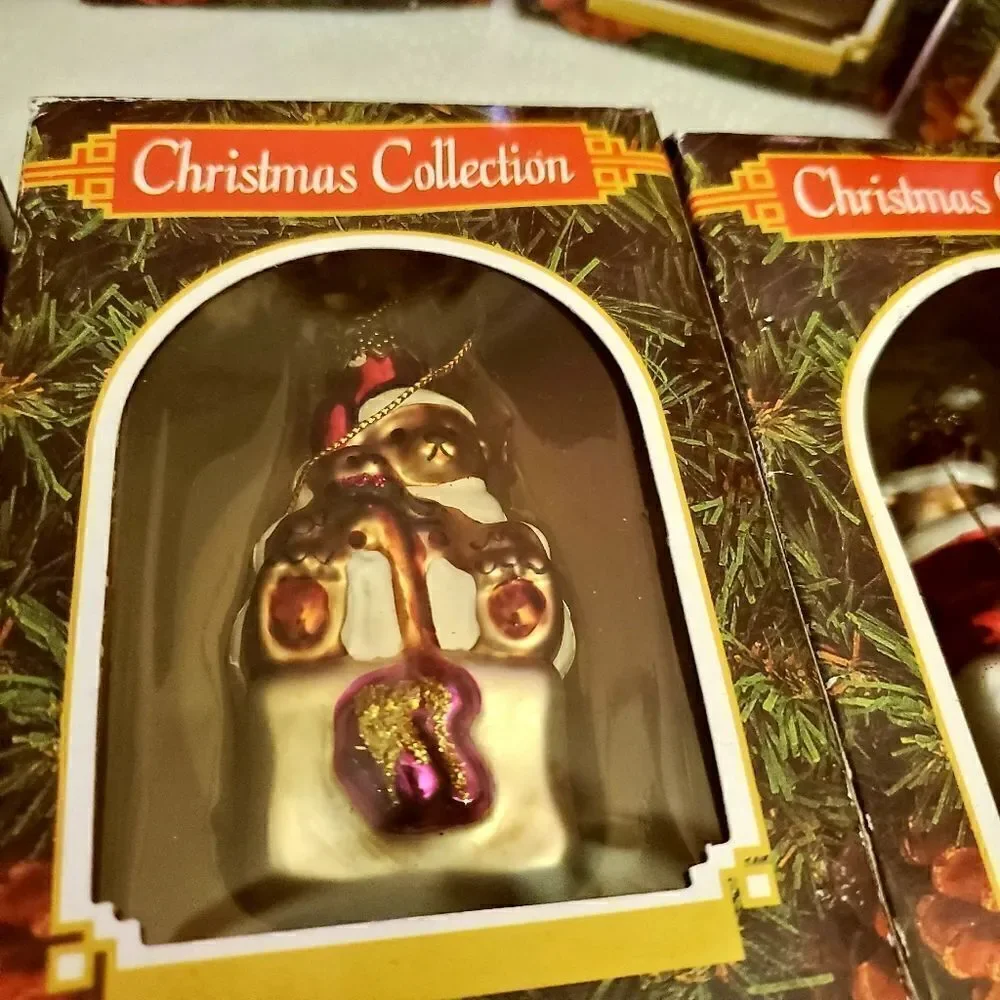 Vintage Christmas Collection Figurine Ornaments